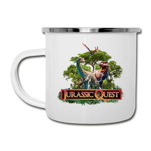 Jurassic Quest Classic Campsite Mug - white