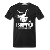I Survived Jurassic Quest Classic - Adult T-Shirt - black