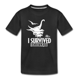 I Survived Jurassic Quest Classic - Youth T-shirt - black